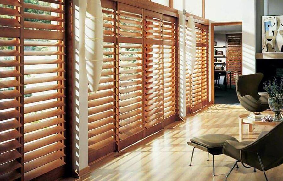 ستائر خشبية