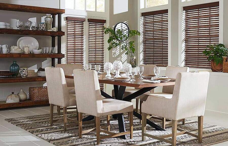 ستائر خشبية